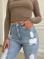 Jean con roturas Tokio Mom - tienda online