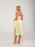 Vestido Midi Erica Amarelo - loja online