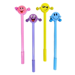 Lapicera Emoji Cascabel Souvenir x 10 Unidades
