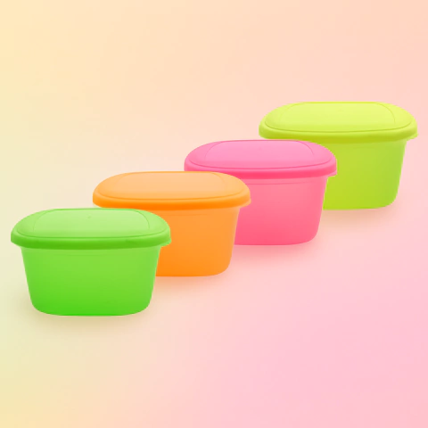 Loncheras Plasticas Souvenir Fluor X 10 Unidades - - comprar online