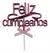 Topper Feliz Cumpleaños Rosa