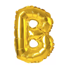 Globo Metalizado - Letra B Dorada - 32 Pulgadas