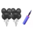 Globos Perlados Negros-25 unidades - Más Inflador
