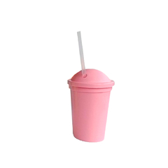 Vasos Plasticos Milshake Colores Pasteles x 20 Unidades