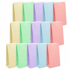 Bolsitas Golosineras Papel Colores Pasteles x 35 u