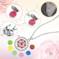 Collar Relicario KEEP® de Acero para Perfume - Aromaterapia y Recuerdo en internet