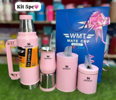 Imagen de Kit Matero Stanley® 5 Piezas Termo 1.2L Y mate 160ml + yerbera, azucarera y bombilla de regalo - Todo en Uno