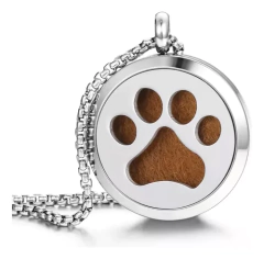 Collar Relicario KEEP® de Acero para Perfume - Aromaterapia y Recuerdo