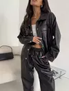 Chaqueta Engomada Malper- Elegancia que impacta - comprar online
