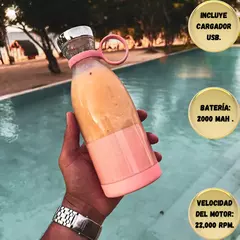 Mini Licuadora Portatil Premium - Las Mejores Bebidas Donde Quieras - Compralo Libre