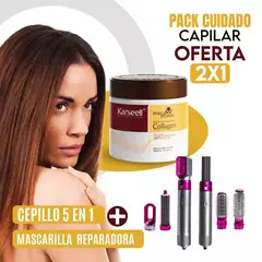 OFERTA 2X1 Cepillo 5 en 1 + Mascarilla Karseell - Transforma tu rutina de Belleza