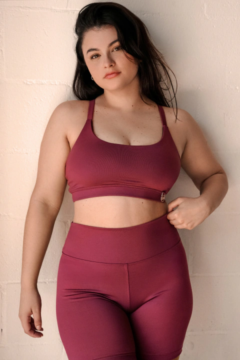 Legging corto Berry Wine