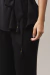 Túnica Ombro Jacquard Preta - VOAH