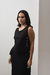 Blusa Botões Linho Preto - loja online