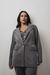Blazer Alfaiataria Oversized Cinza - loja online