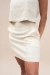 Saia Curta Linho Natural