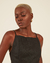 Cropped Trançado Linho Preto - comprar online