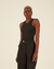 Regata Basic Canelada Preto - comprar online
