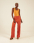Calça Pantalona Thamires Laranja