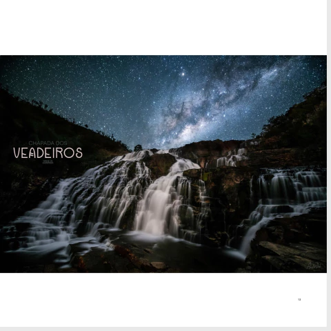 LANÇAMENTO Canga Noturna Cachoeira dos Couros - Estampa Exclusiva - comprar online