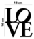 Placa Decorativa Love na internet
