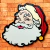 Placa Decorativa Rosto Papai Noel