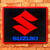 Placa Decorativa Suzuki Quadrada