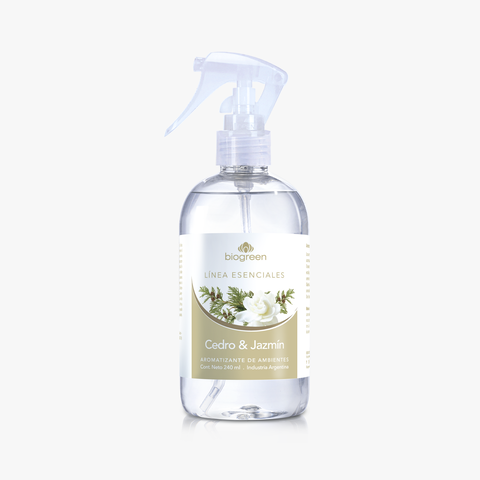 Aromatizante de Ambientes Esenciales Cedro y Jazmín 240 ml - comprar online