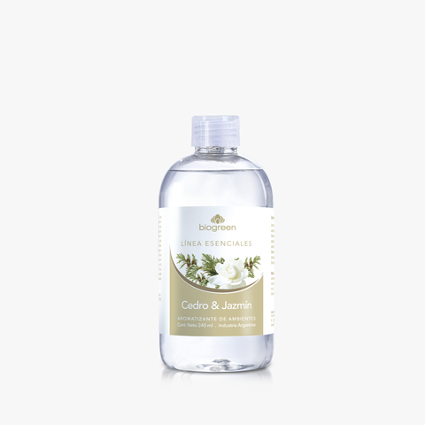 Repuesto Aromatizante de Ambientes Esenciales Cedro y Jazmín 240 ml - comprar online