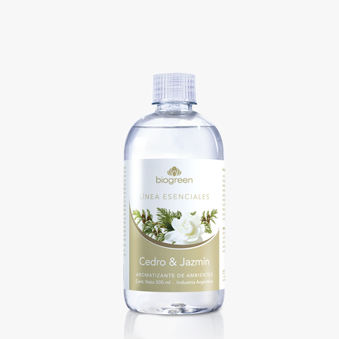 Repuesto Aromatizante de Ambientes Esenciales Cedro y Jazmín 500 ml - comprar online