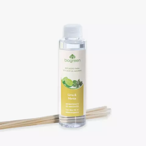 Repuesto Difusor Lima Y Menta 100 ml - comprar online