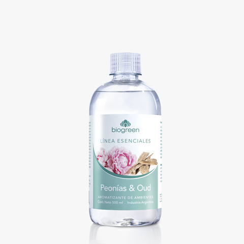 Repuesto Aromatizante de Ambientes Esenciales Peonias y Oud 500ml - comprar online