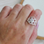 Anel Flor Mandala Zircônia Prata 925 - comprar online