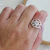 Anel Flor Mandala Zircônia Prata 925 - comprar online