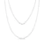 Corrente Piastrine 3mm 60cm Masculina