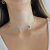 Conjunto Choker e Pulseira Gotas Pedras Coloridas na internet