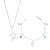 Conjunto Infantil Colar e Pulseira Unicórnio