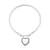 Pulseira Berloque Maleável Promessas de Amor Coração Cadeado
