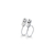 Piercing Fake Quatro Pontos de Luz Cristal