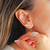 Brinco Ear Cuff Gotas Zircônias - comprar online