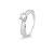 Anel Solitário 5mm Três Aros Prata 925 - comprar online