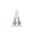 Pingente Nossa Senhora Aparecida Pedra Azul Médio Prata 925