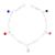 Pulseira Pedras Coloridas