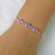 Conjunto Pulseiras Tal Mãe Tal Filha Trevos Pedras Coloridas - Amenna Pratas