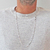 Conjunto Grumet 5mm Corrente 70cm e Pulseira Masculina - loja online