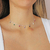 Choker Ponto de Luz Zircônias Coloridas - comprar online