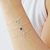 Pulseira com Ponto de Luz Azul Escuro - loja online