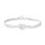 Pulseira Dois Fios Coração