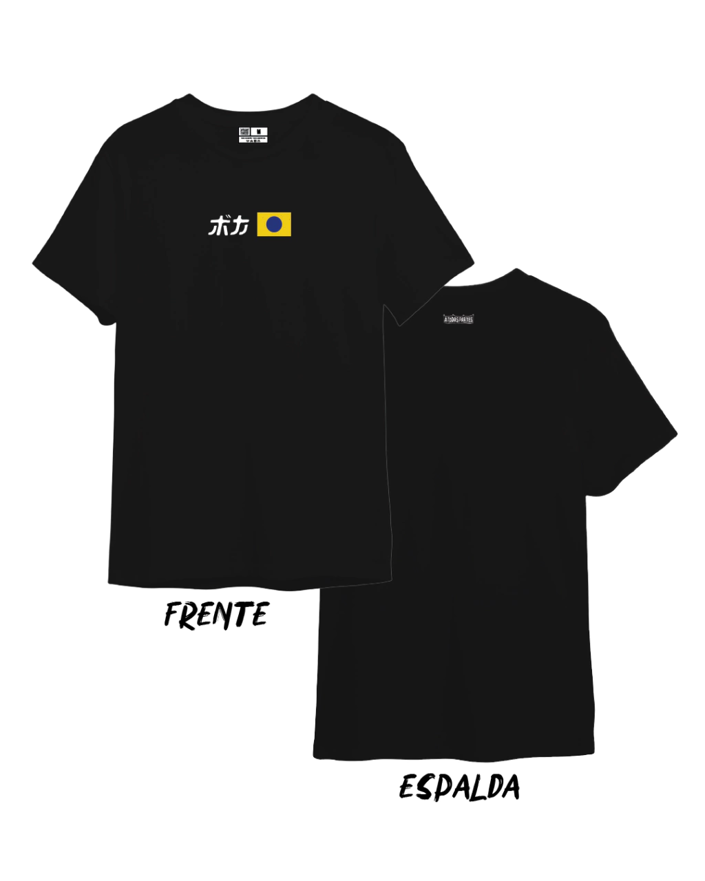 Remera De La Boca hasta Japón 3 (Negra) - Boca Juniors