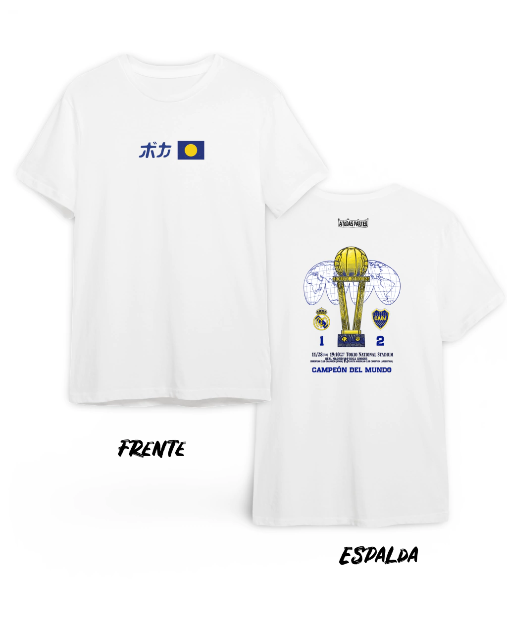 Remera De La Boca hasta Japón 2 - Boca Juniors
